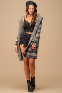 Clearlake Checkered Cardigan