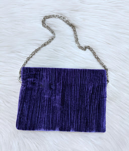 Violet Mood, Clutch with Crossbody Option