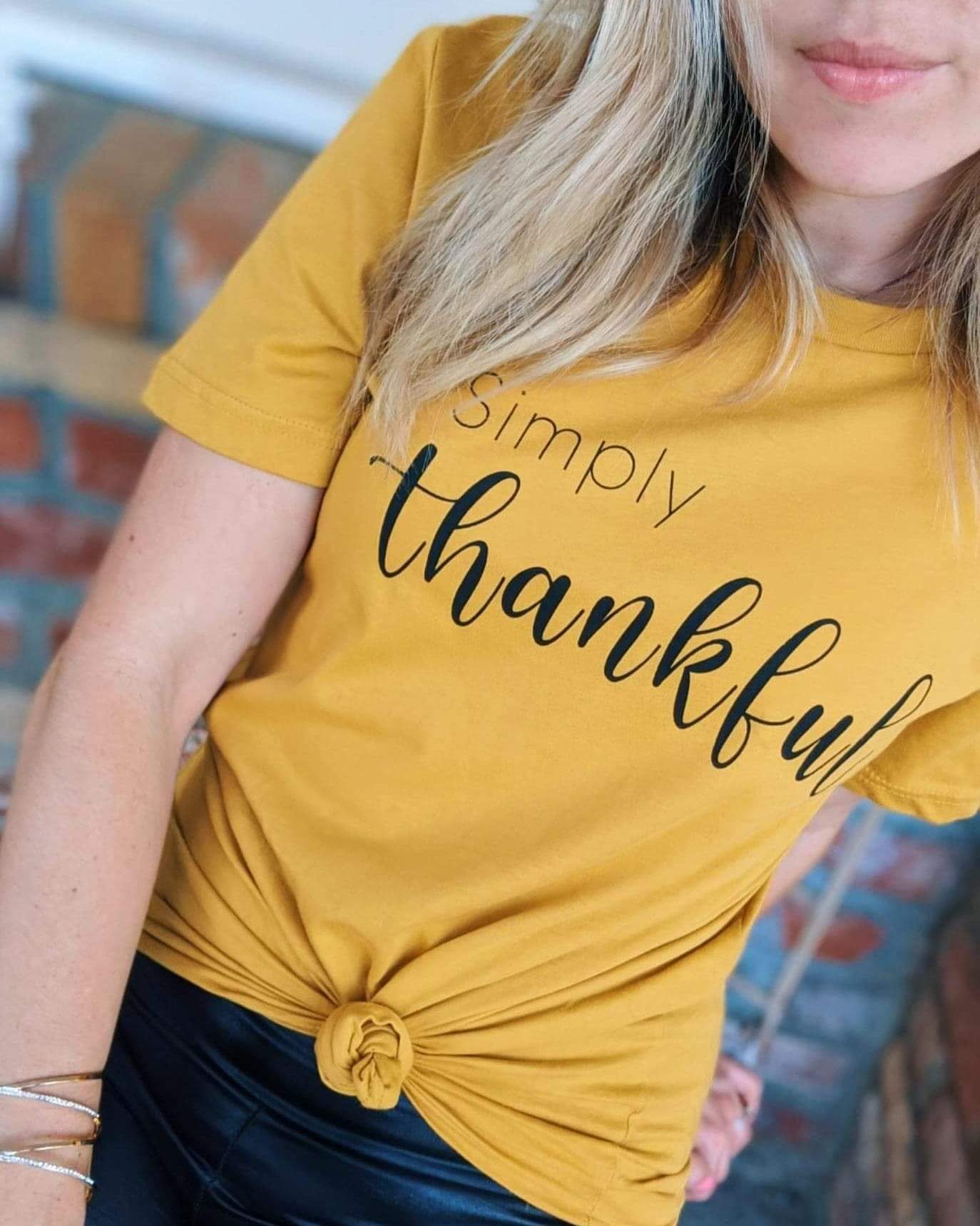 Simply Thankful, Graphic Tee