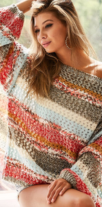 Salida | Loose Knit Striped Sweater