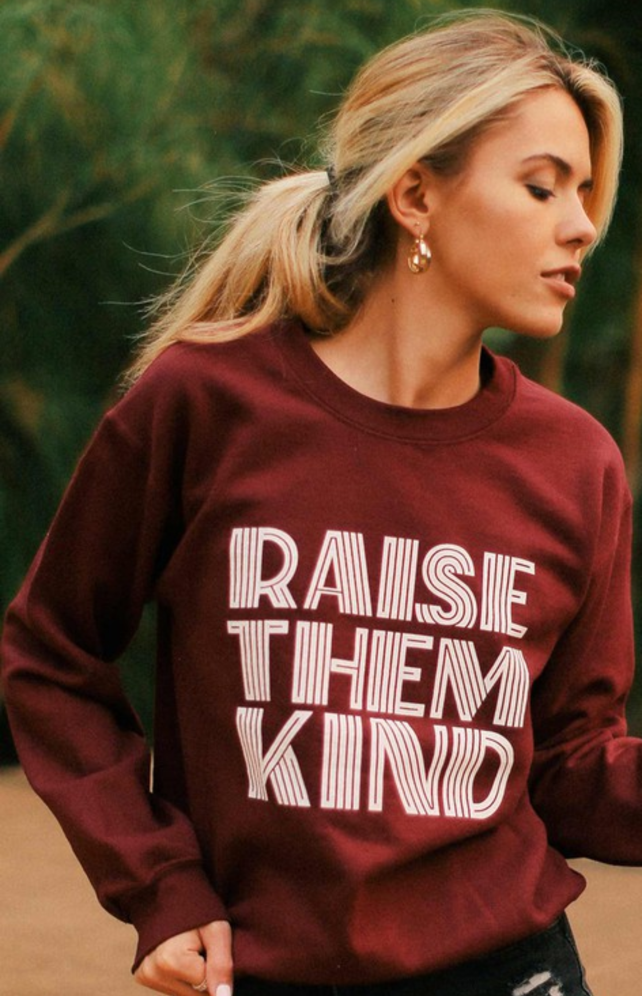 Raise Them Kind, Graphic Pullover